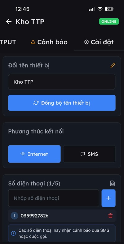 cài đặt đồng bộ thời gian NTP